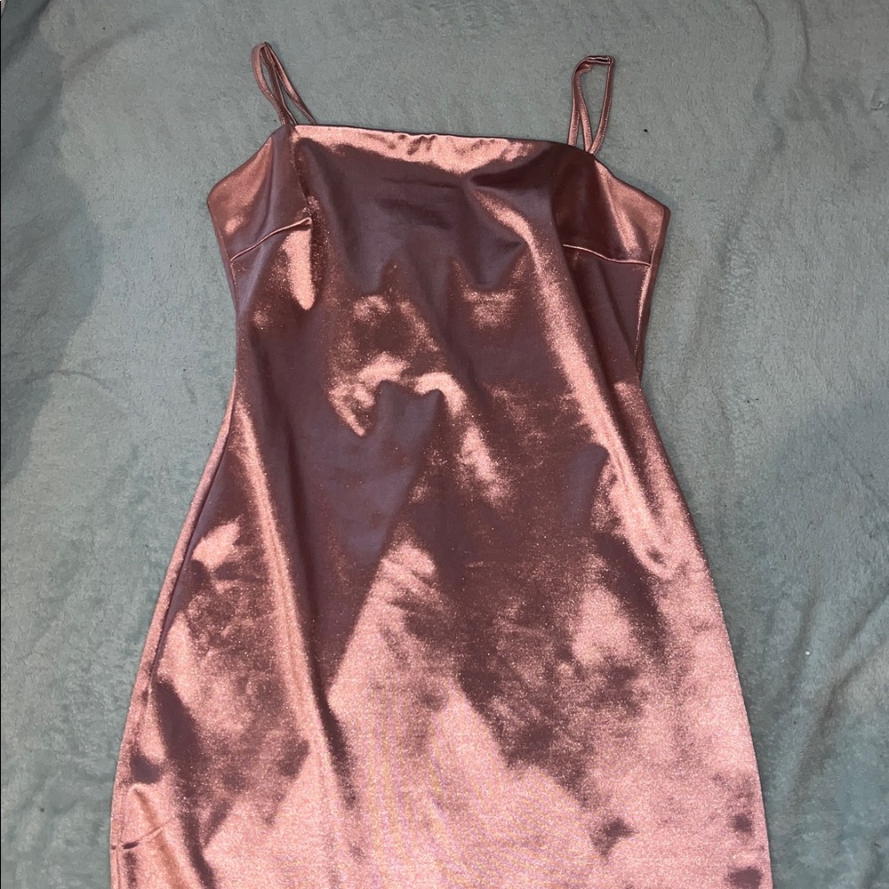 All in Favor silk hoco/formal dress